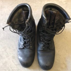 Vintage Black Combat Boots